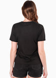 Camiseta estampada "moun amour" para mujer - Flashy