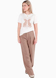Camiseta estampada "Stay wild" para mujer - Flashy
