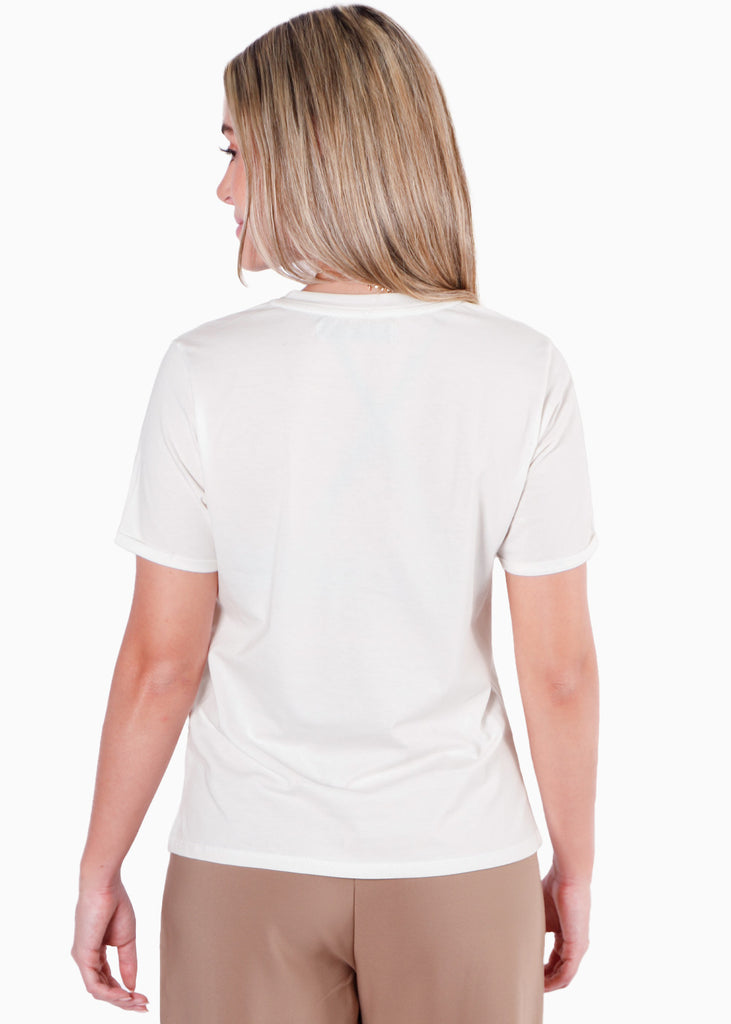 Camiseta estampada "Stay wild" para mujer - Flashy