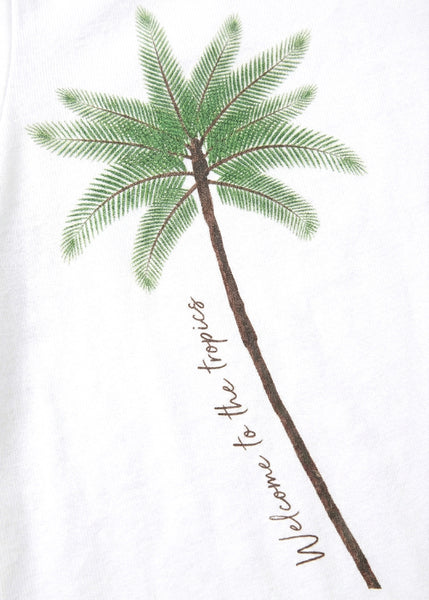 Camiseta grafica estampada "palmeras" - SAPOTE