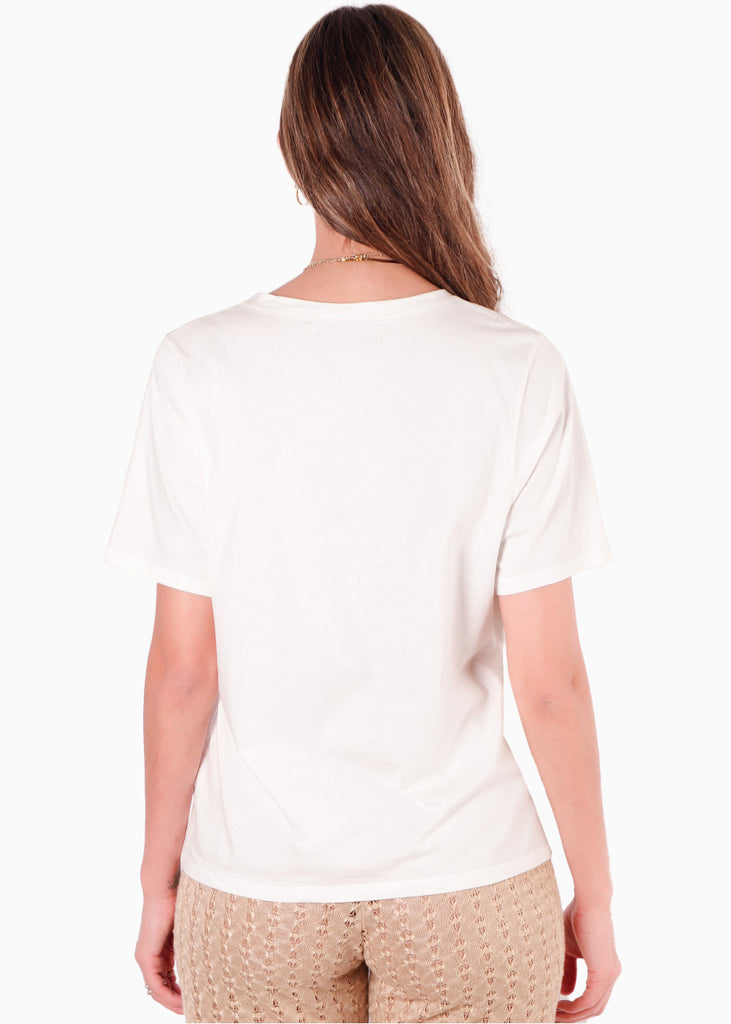 Camiseta grafica estampada "palmeras" - SAPOTE