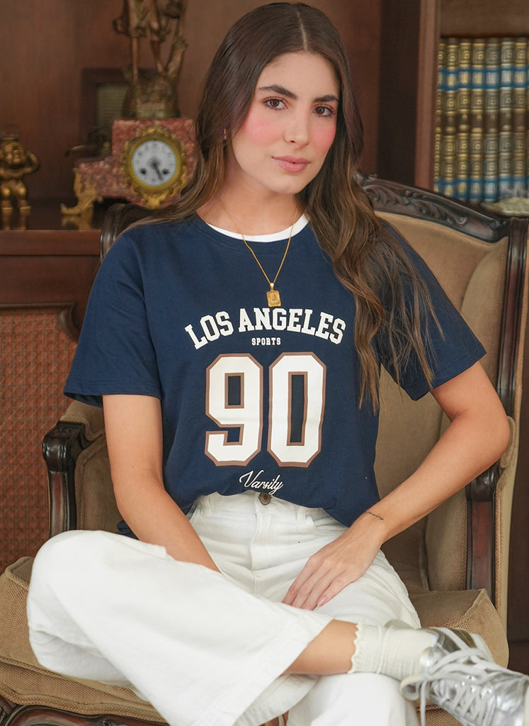 Camiseta grafica estampada "Souvenir of L.A" - ALABAMA