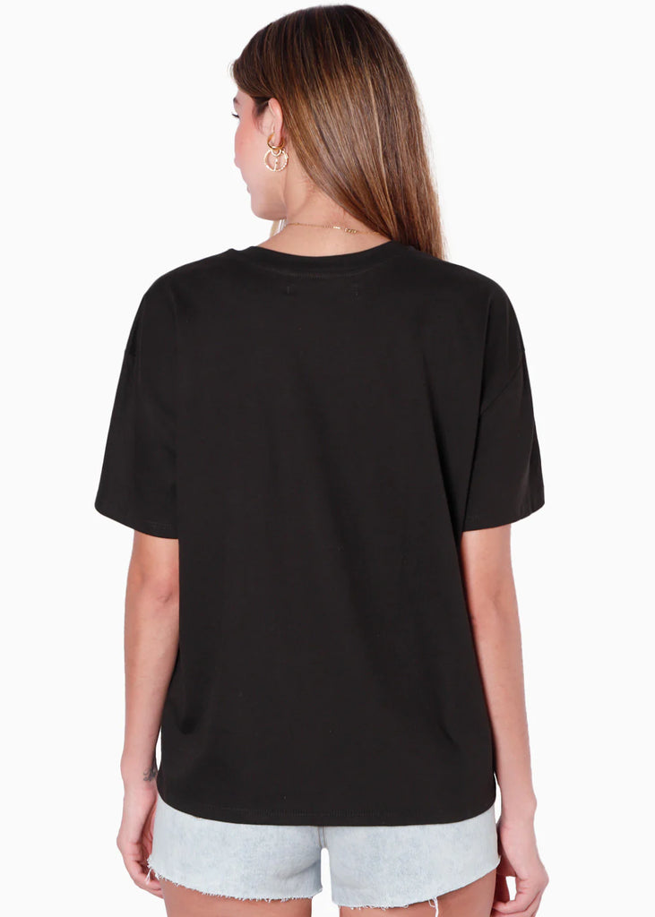 Camiseta oversize estampada "Fierce" color gris para mujer - Flashy