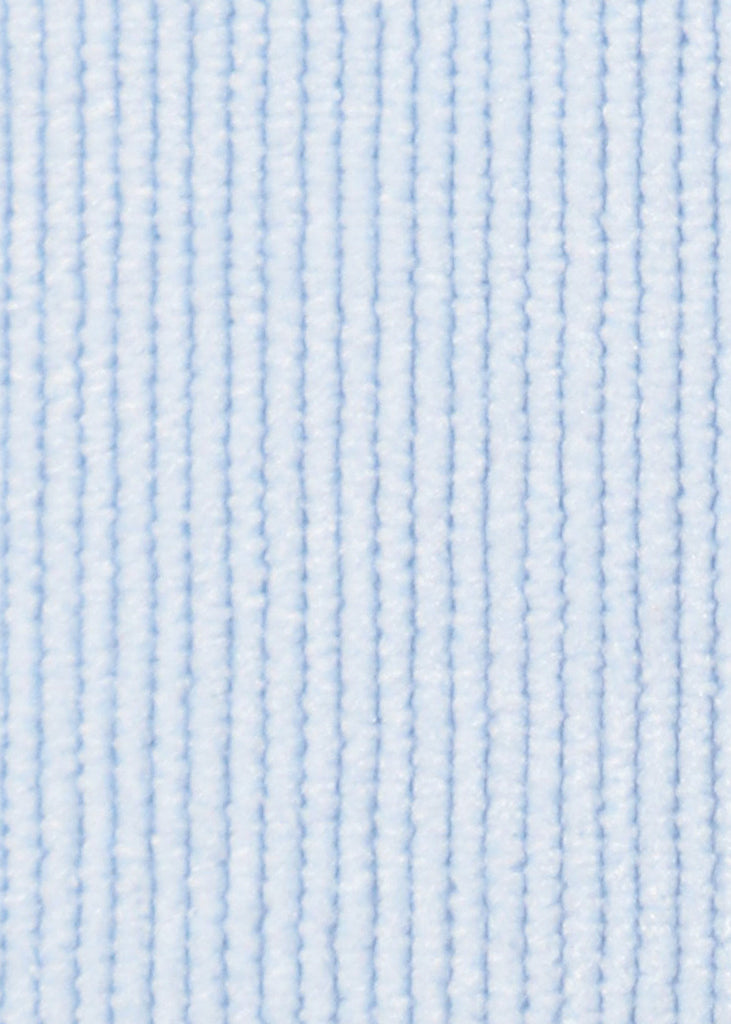 Chaleco corto de corduroy tipo sastre y con botones color azul para mujer - Flashy