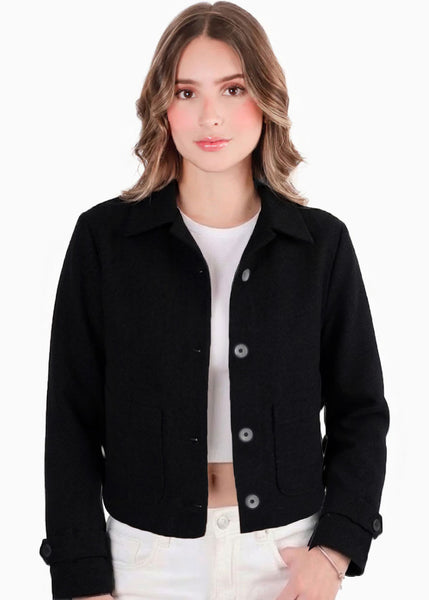 Chaqueta de dril con detalle en los puños - CUMANA