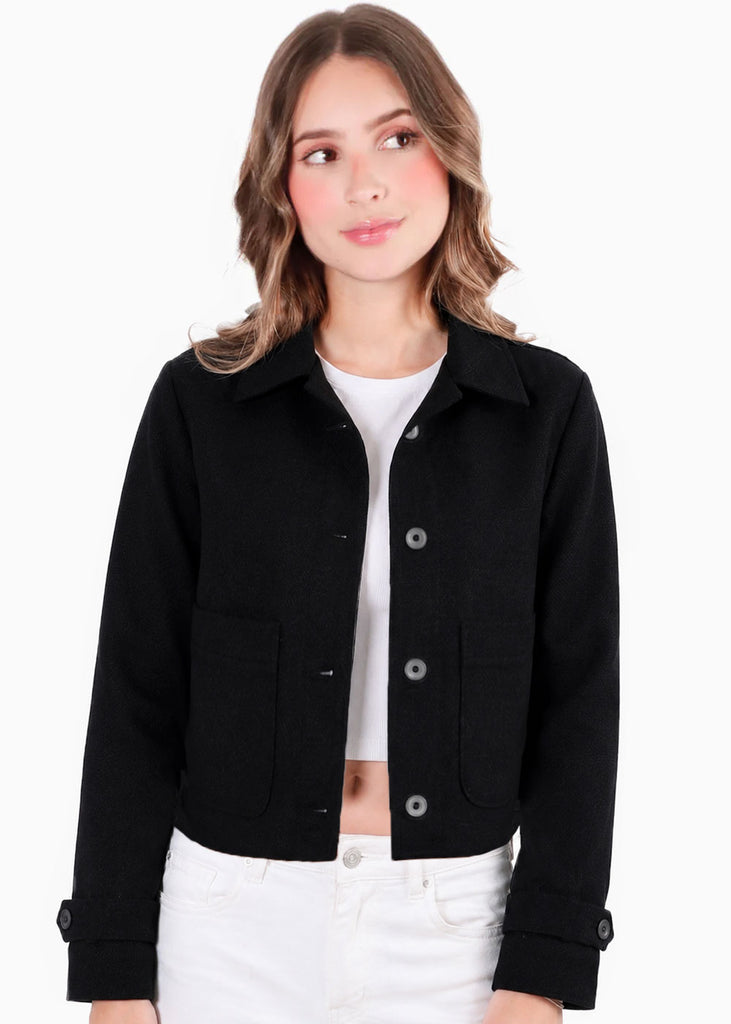 Chaqueta de dril con detalle en los puños - CUMANA