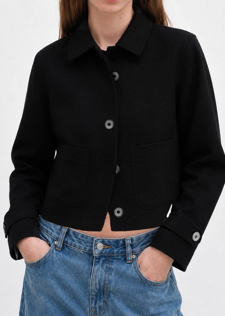 Chaqueta de dril con detalle en los puños - CUMANA