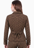 Chaqueta de drill estampada - LETICIA