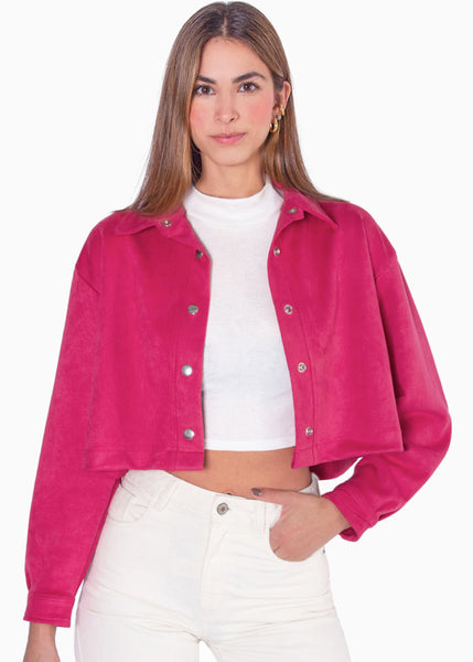 Chaqueta de gamuza corta - NELANI