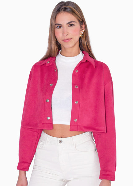 Chaqueta de gamuza corta - NELANI