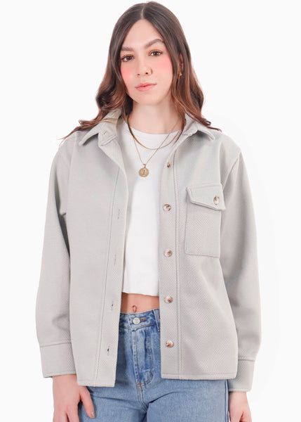 Chaqueta de paño con botones y oversized - PENSILVANIA