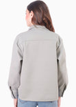 Chaqueta de paño con botones y oversized - PENSILVANIA