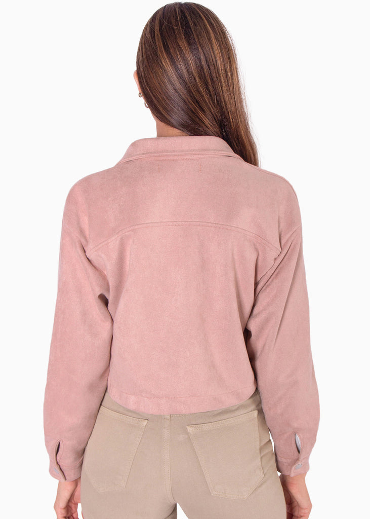 Chaqueta tipo gamuza corta - MADDELENA