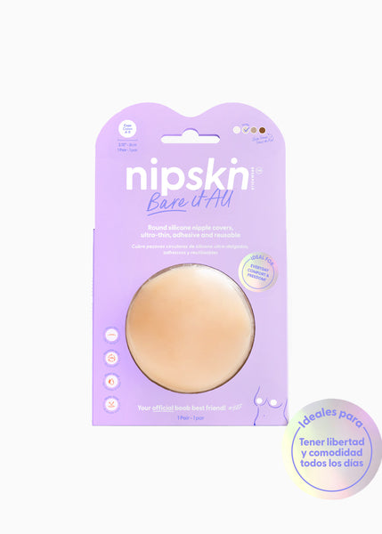Cubre pezones circulares de silicona reutilizables para mujer - Flashy