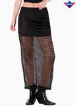 Falda larga de malla para mujer - Flashy