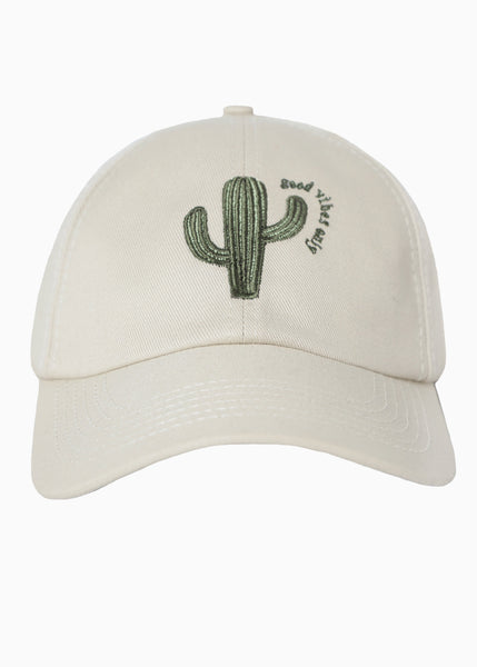 Gorra con bordado de cactus - BRIE