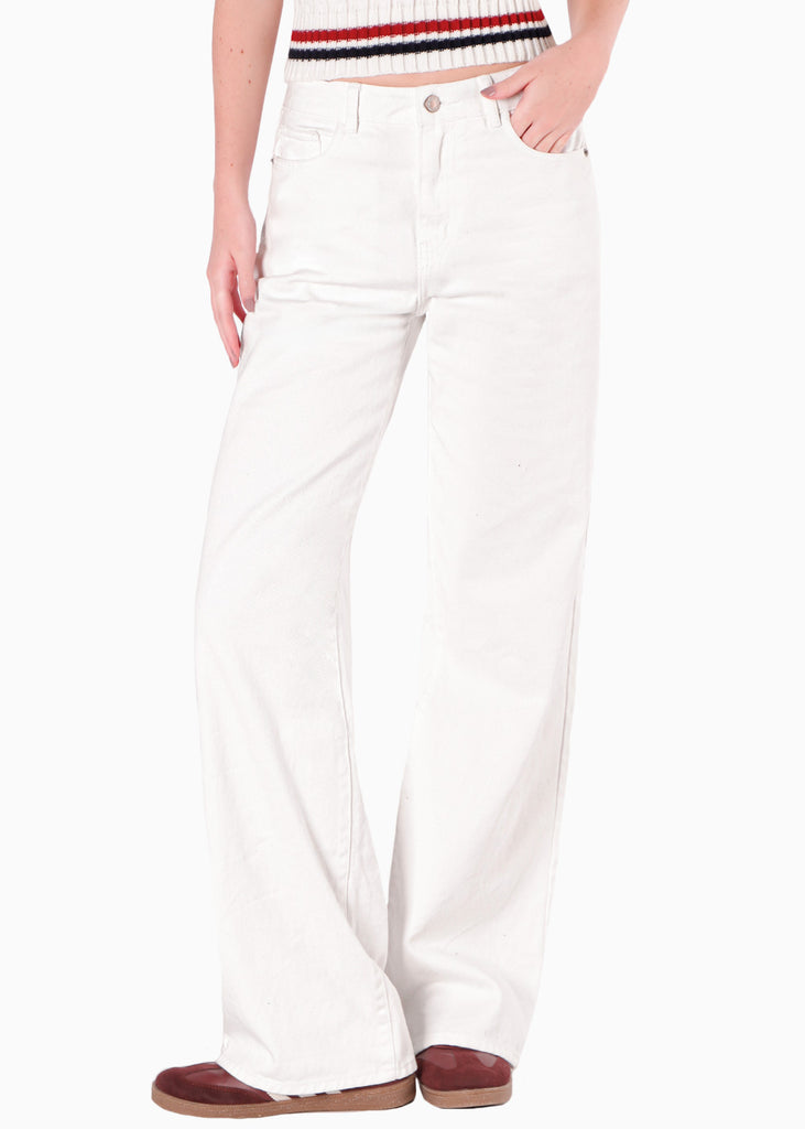 Jean wide leg tiro medio - XENA