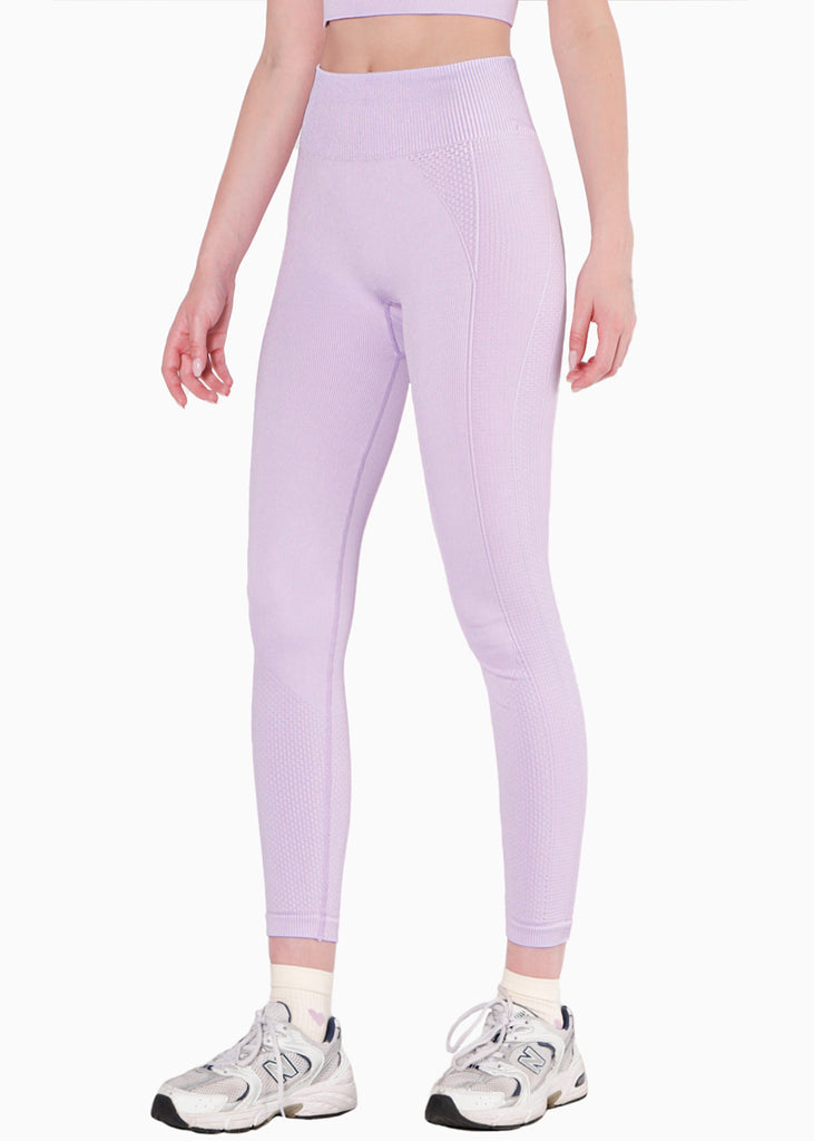 Legging deportivo color lila para mujer - Flashy