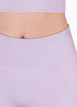 Legging deportivo color lila para mujer - Flashy