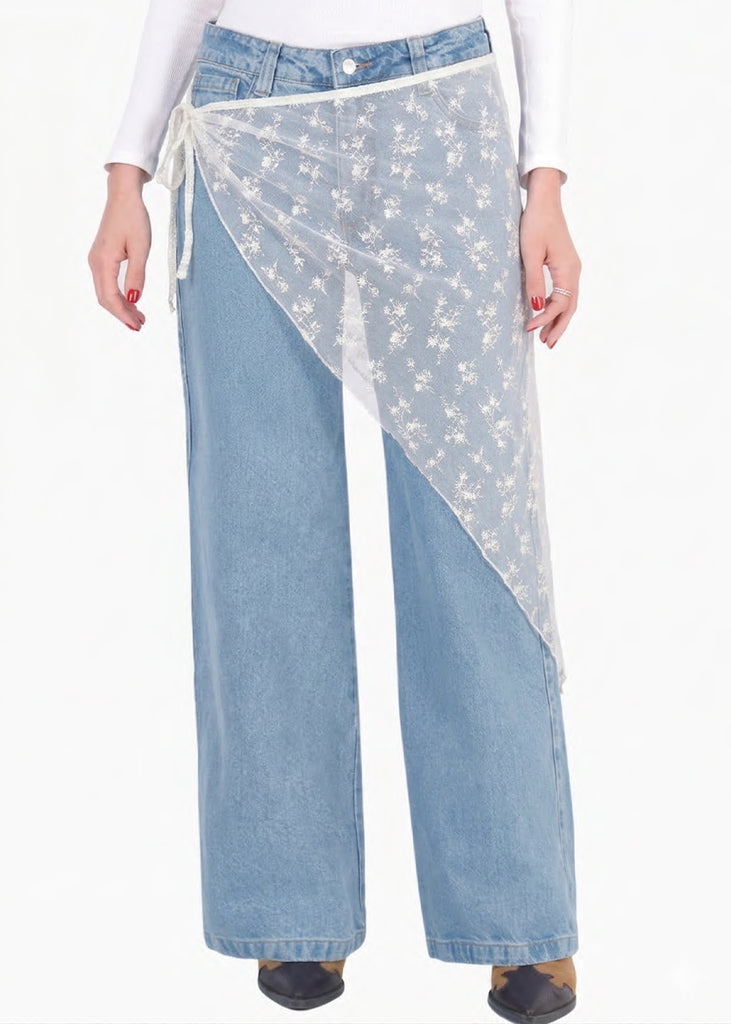 Pañoleta decorativa en encaje - TAPALPA