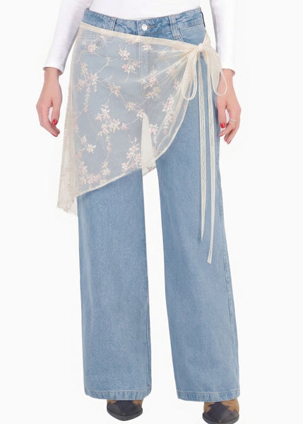 Pañoleta decorativa en encaje - TAPALPA