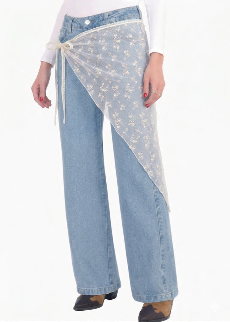 Pañoleta decorativa en encaje - TAPALPA