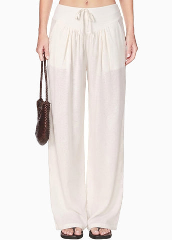 Pantalón en tela tipo lino - TAXCO