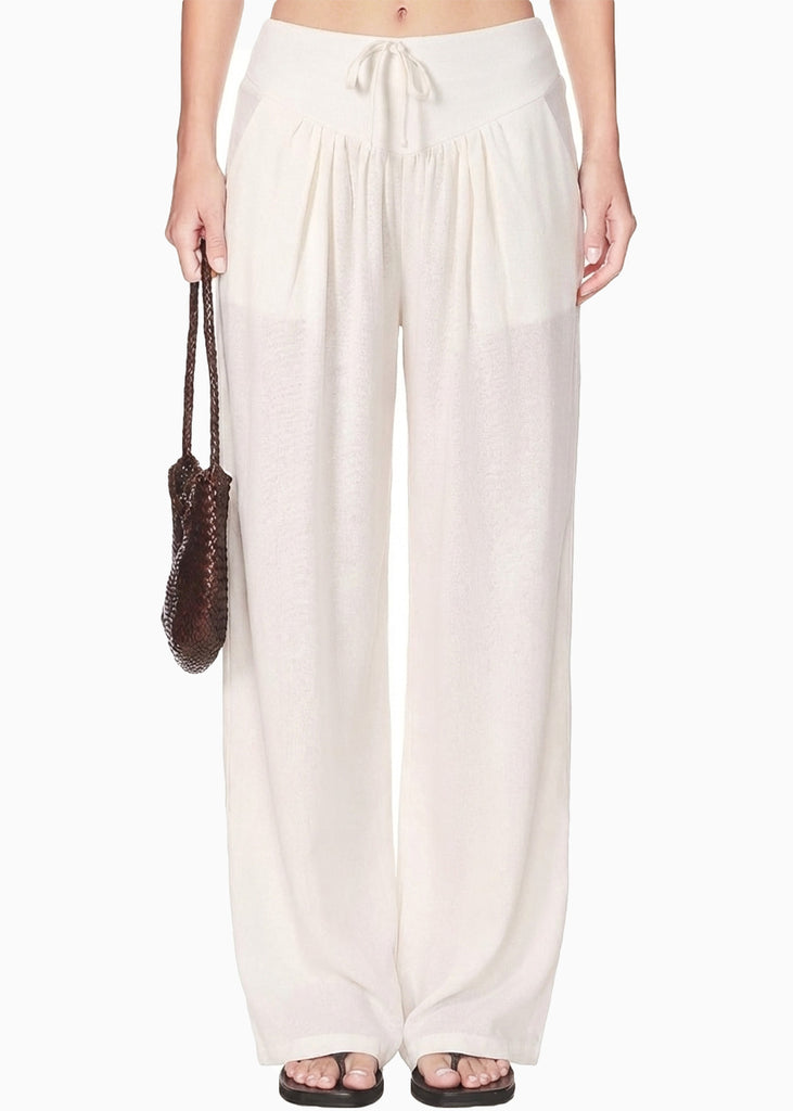 Pantalón en tela tipo lino - TAXCO