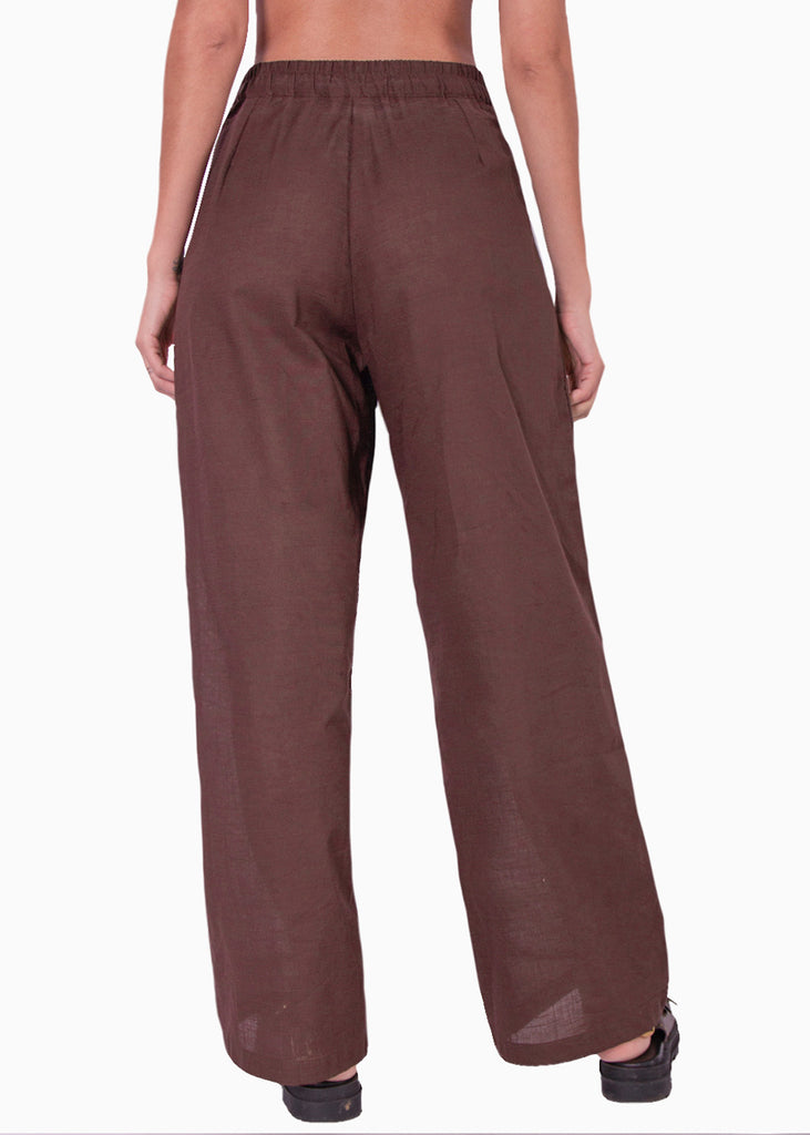 Pantalón palazzo de tiro alto - MARLINA