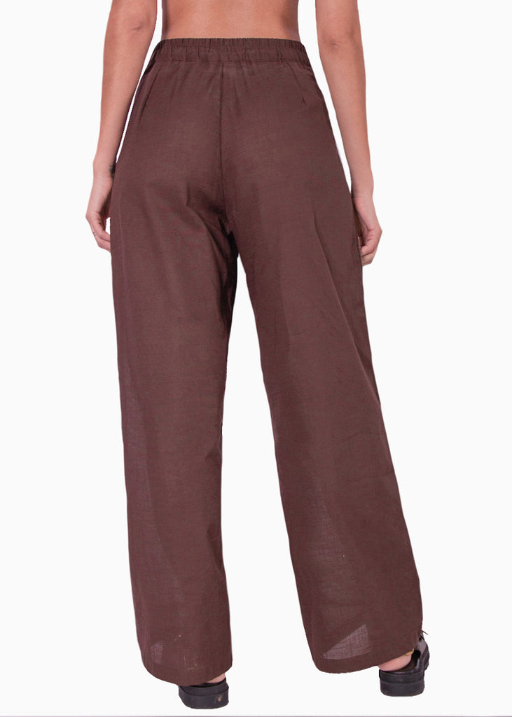 Pantalón palazzo de tiro alto  para mujer - Flashy