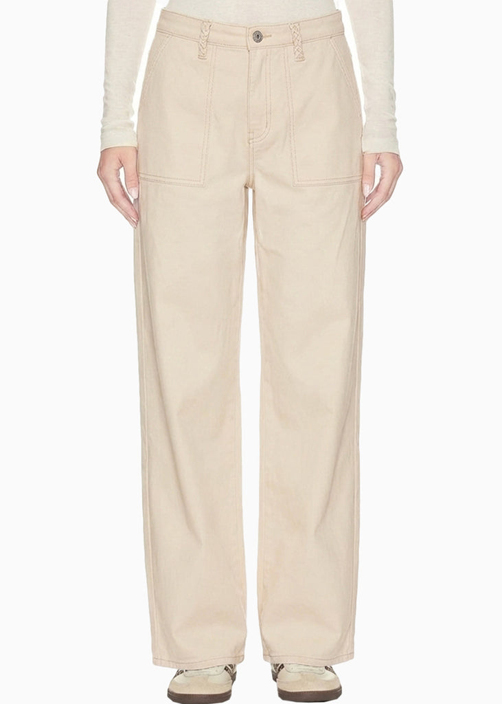 Pantalón recto con bolsillos - POMELO