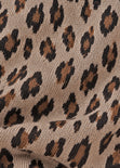 Pantalón sin prenses con tela tejida de animal print - ALEMANIA
