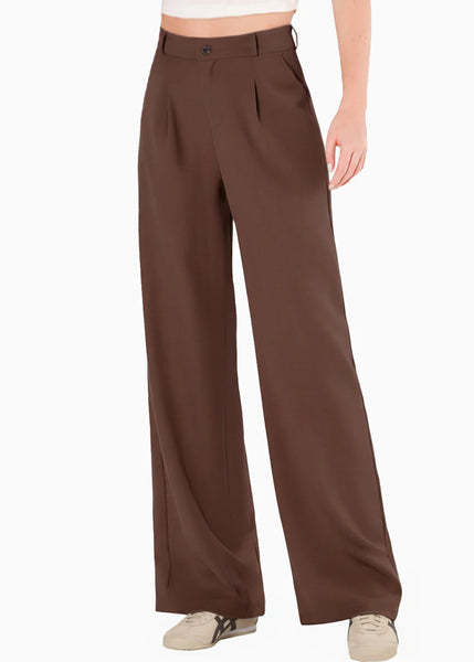 Pantalón suelto con prenses - ANNECY