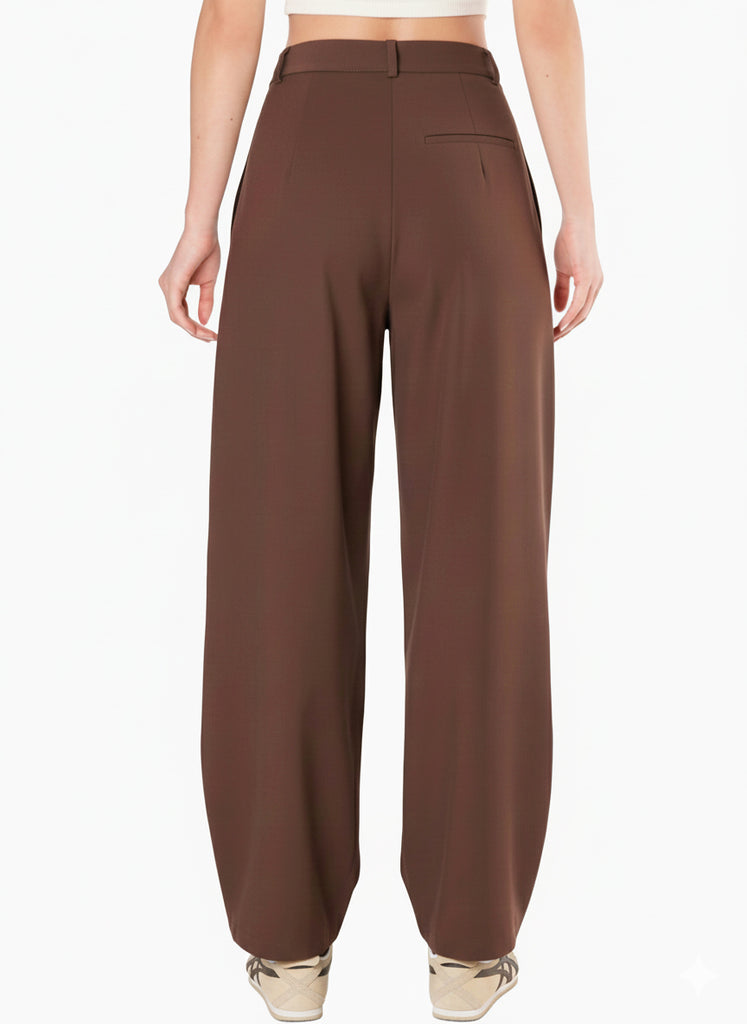 Pantalón suelto con prenses - ANNECY