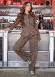 Pantalón tipo momfit estampado - CARACAS