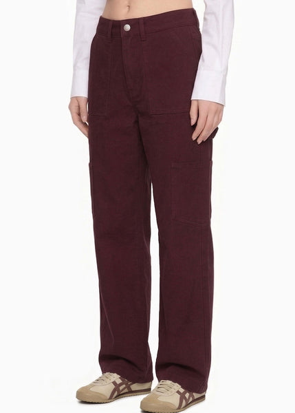 Pantalón Wide Leg tipo cargo  - MONACO.VINO