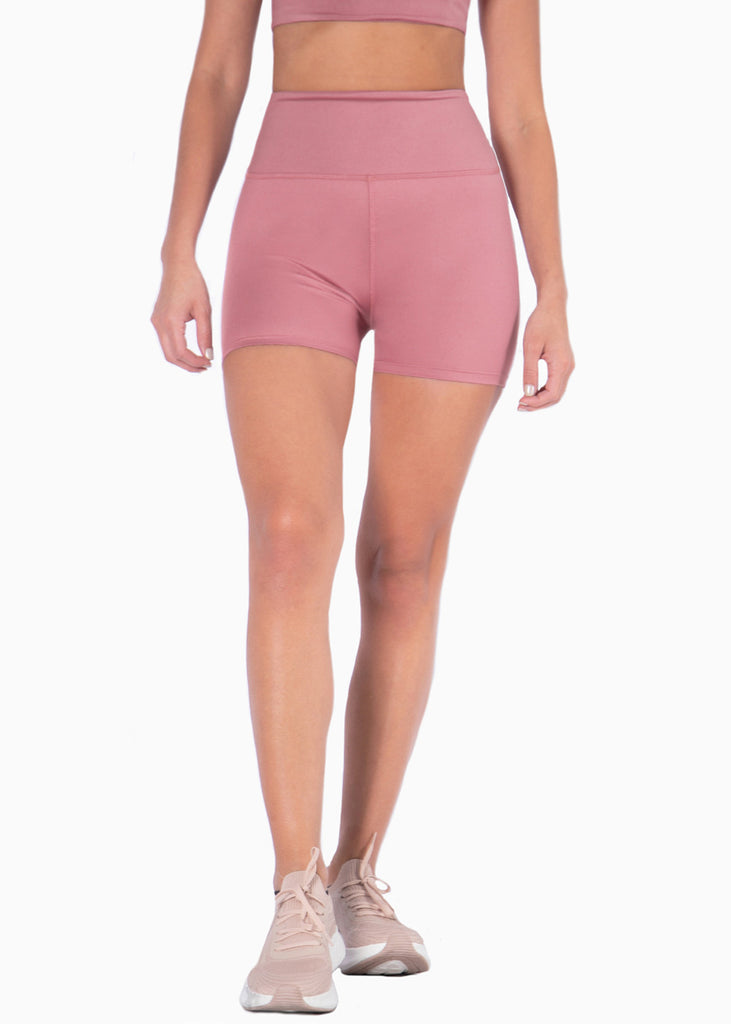 Short deportivo color rosado para mujer - Flashy