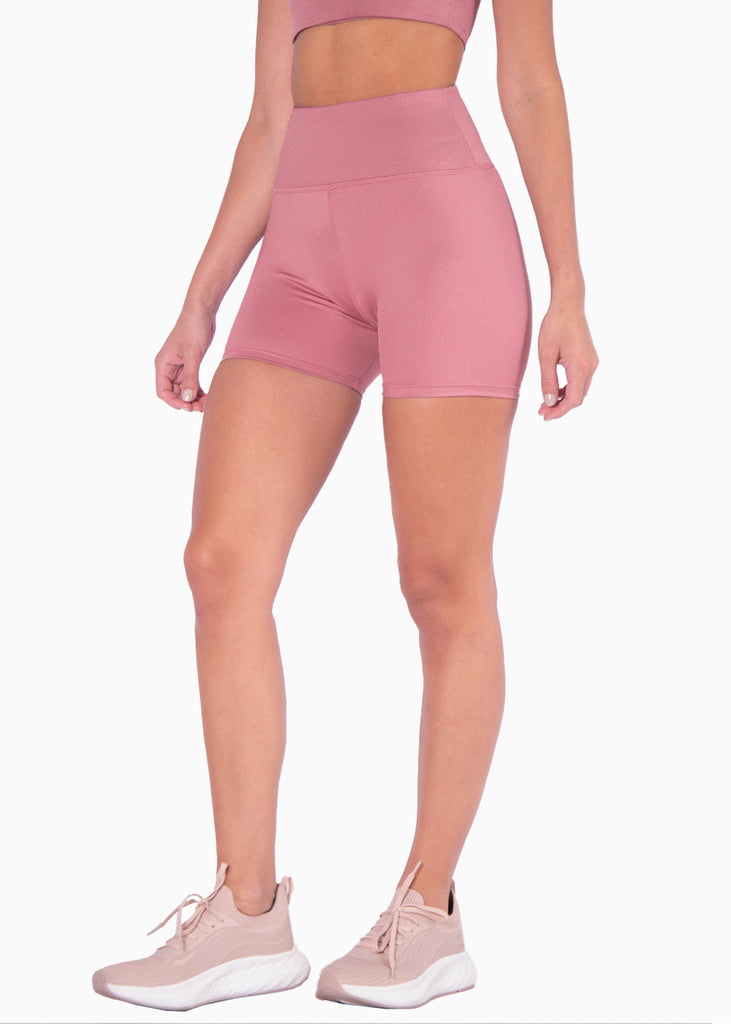 Short deportivo color rosado para mujer - Flashy