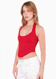 Top cuello halter tipo corset para mujer - Flashy