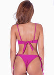 Top de vestido de baño con varilla para mujer - Flashy