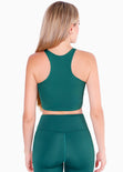 Top deportivo sin mangas color verde para mujer - Flashy