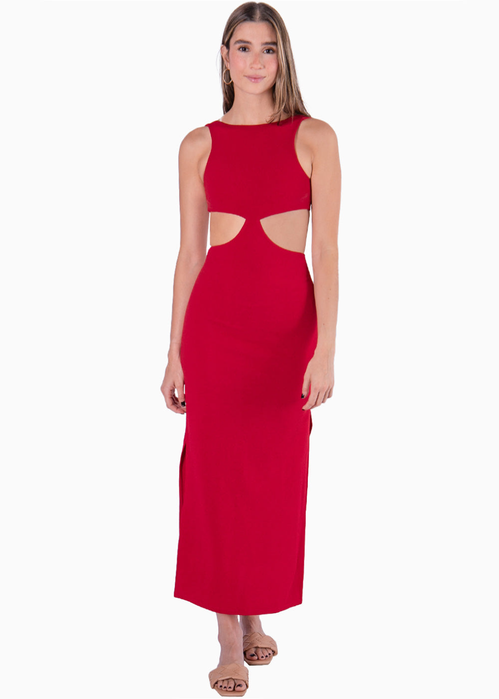 Vestido con dos 2025 aberturas