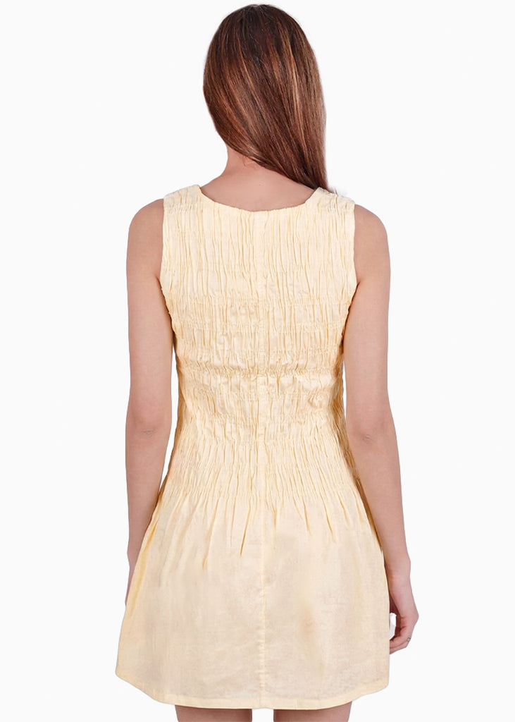 Vestido con top enresortado - COZUMEL