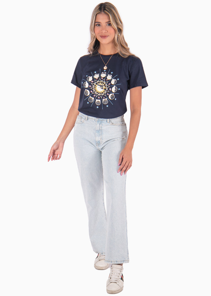 Camiseta con estampado horóscopo - IVONNE