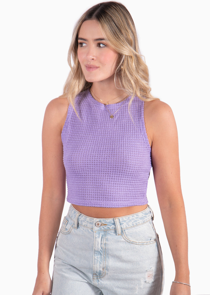 Crop top sin mangas - HALLOW