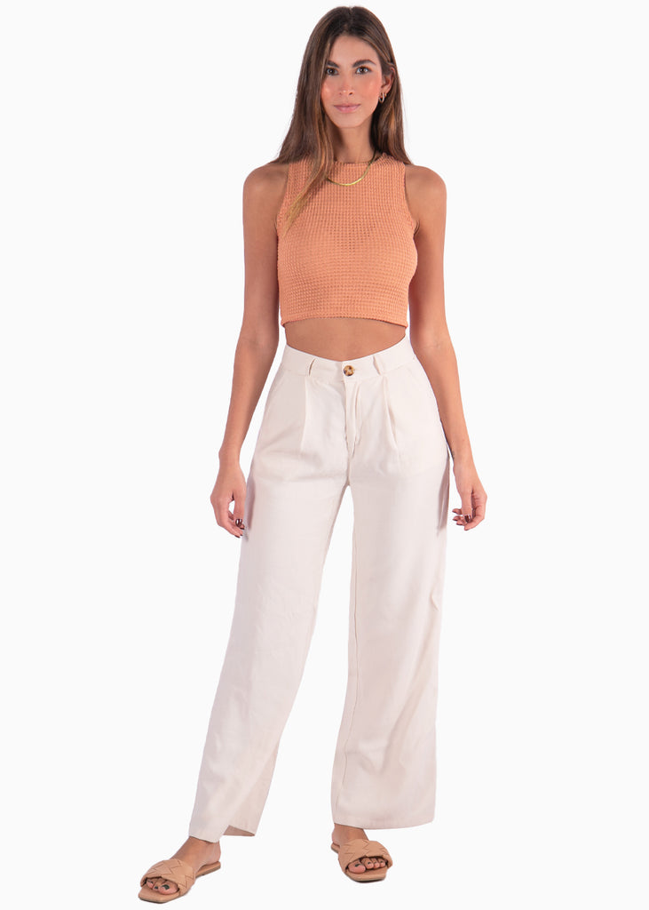 Crop top  sin mangas - HANI