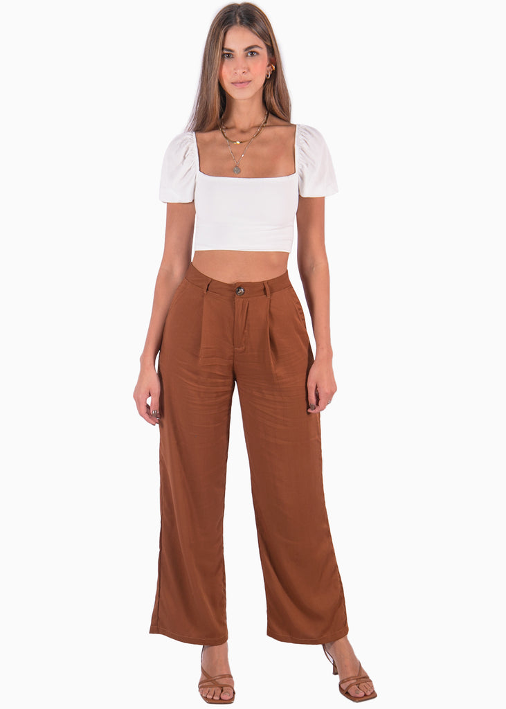 Crop top manga corta con espalda descubierta - GENEVA