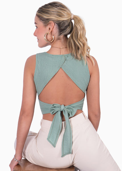 Crop top sin mangas - LAIA