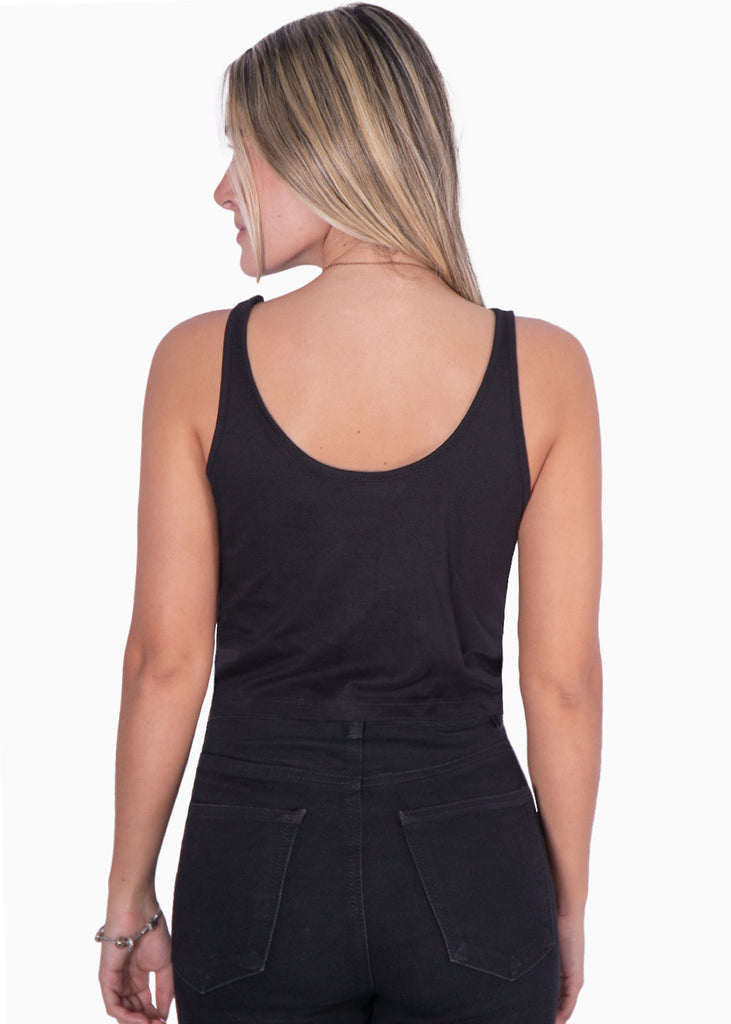 Crop top de tiras y lentejuelas - LIBBY