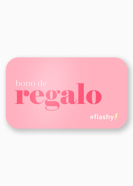 Tarjeta de regalo Flashy